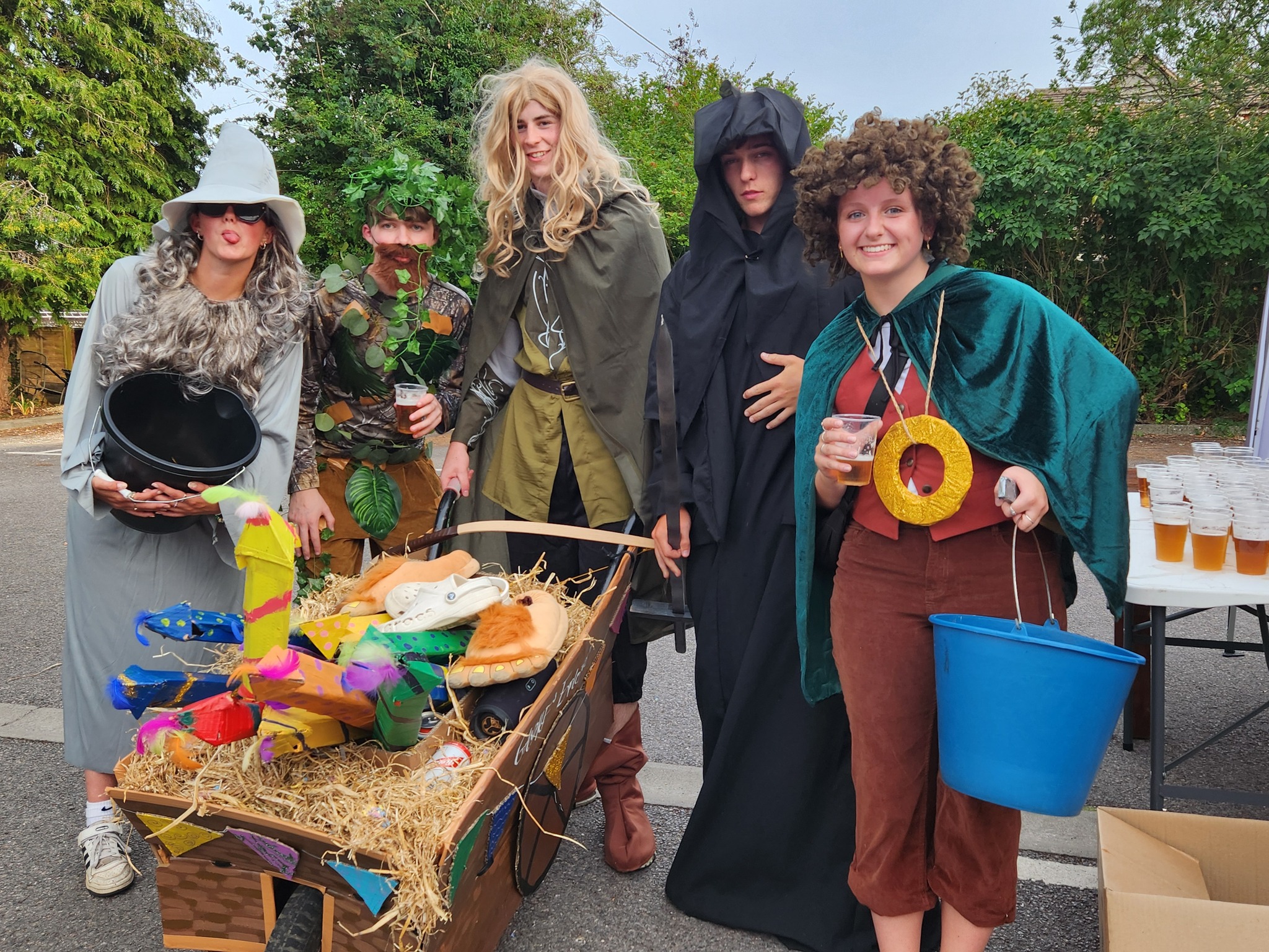 Capes, Chickens and Chaos: Overton Wheelbarrow Race Delivers a Night to Remember